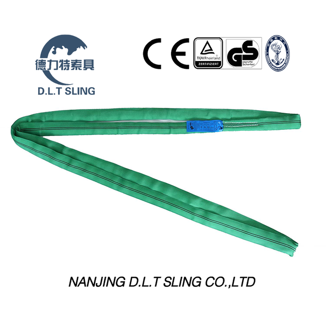 D.L.T SLING 100% Polyester 2 Tons Round Sling For Lifting Sling