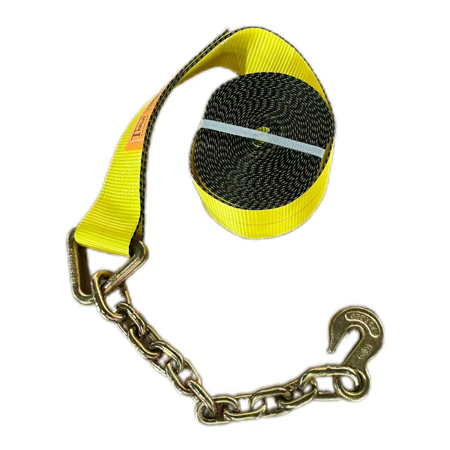  4inch 30FT Ratchet Straps with Chain Ends
