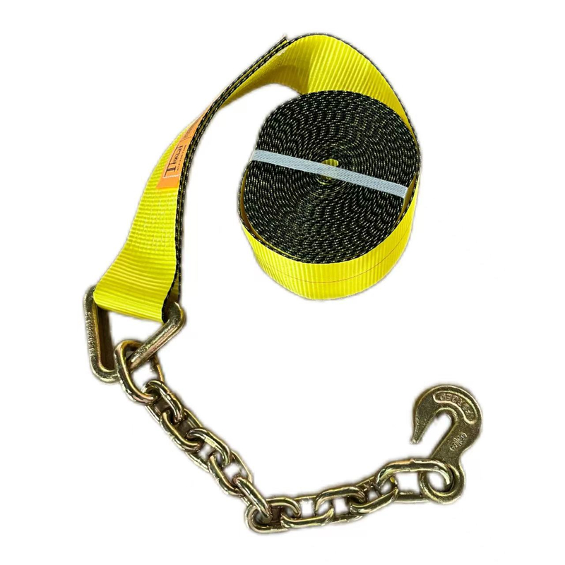  4inch 30FT Ratchet Straps with Chain Ends