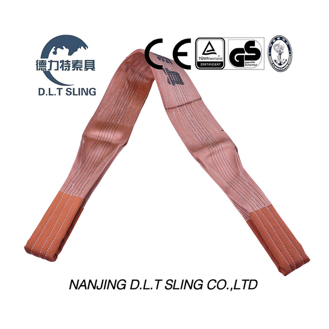 6 Ton Pes Flat Webbing Sling For Lifting