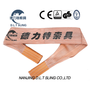 6 Ton Pes Flat Webbing Sling For Lifting