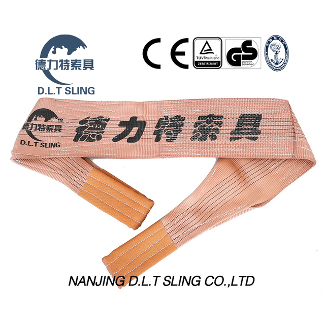 6 Ton Pes Flat Webbing Sling For Lifting