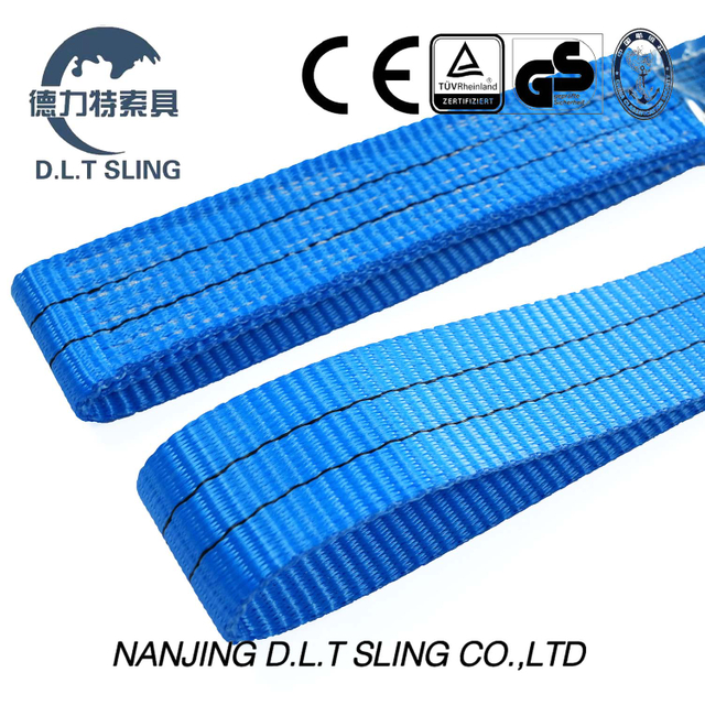 Blue And Black Line Endless Webbing Sling