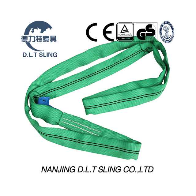 D.L.T SLING 100% Polyester 2 Tons Round Sling For Lifting Sling