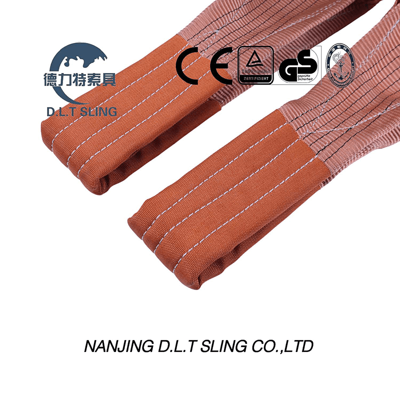 6 Ton Pes Flat Webbing Sling For Lifting