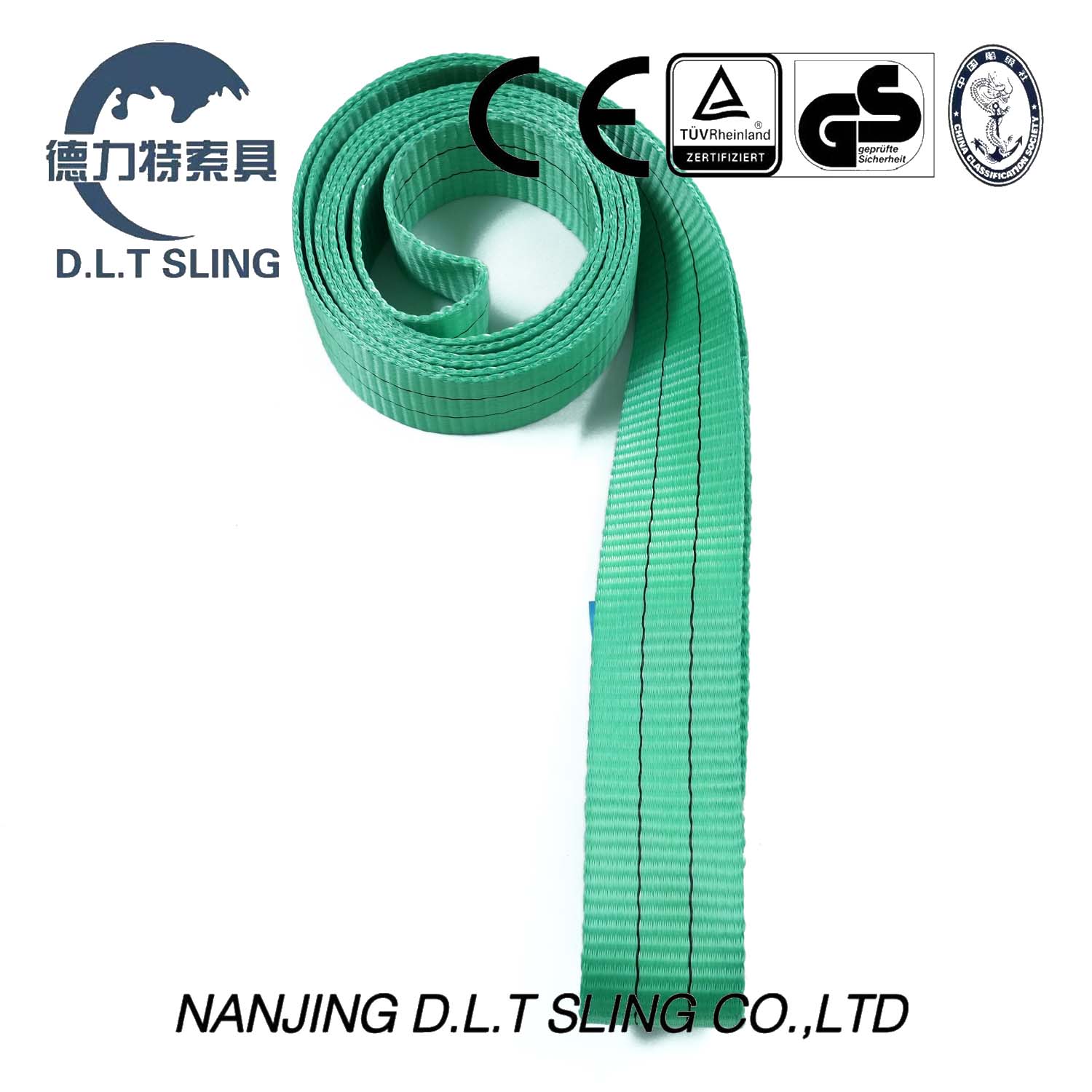 2t Endless Webbing Sling Green