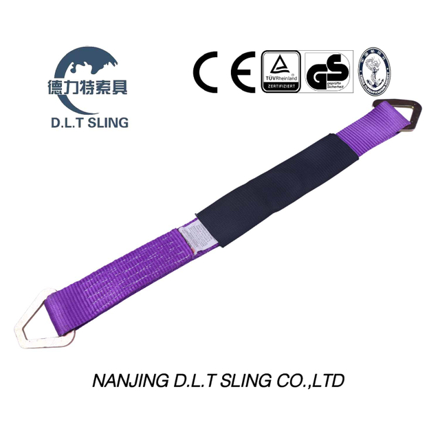 Purple Jacketed Triangle Ring Rachet Tie Down