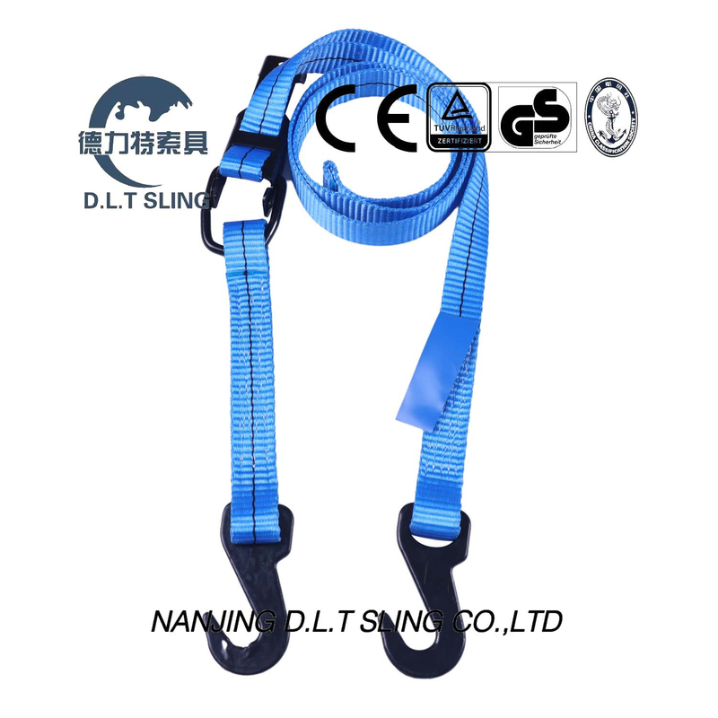 Ratchet Tie Down with Claw Hook or Double ′j′ Hook