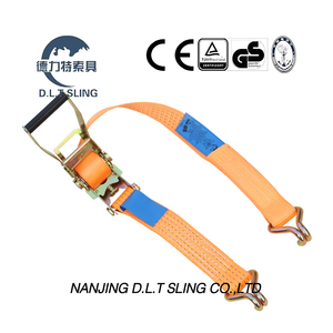 D.L.T SLING Ratchet Tie Down With Double J Hook