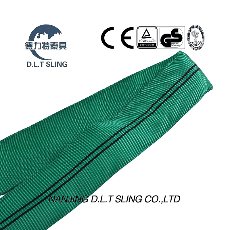 D.L.T SLING 100% Polyester 2 Tons Round Sling For Lifting Sling