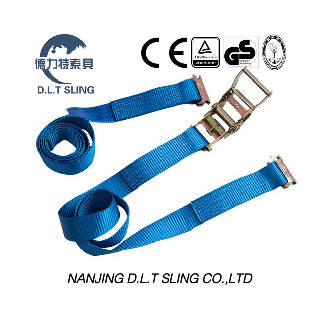 D.L.T SLING Ratchet Tie Down With E Hook