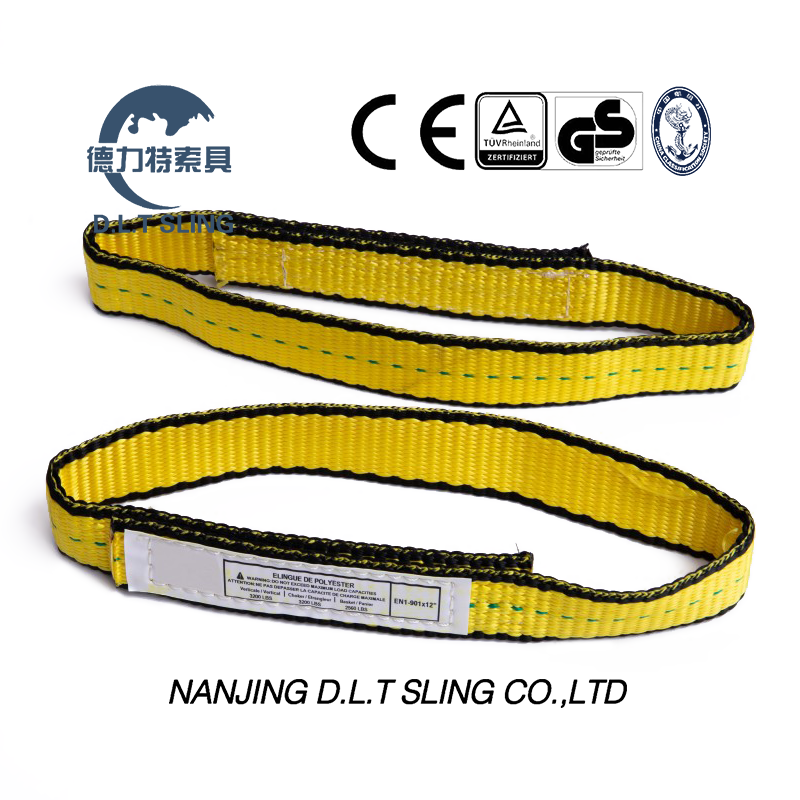Industrial lifting sling application and rigging setup